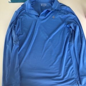 SPF 50 sunblocking long sleeve polo